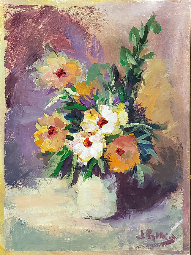 Flower Arrangement - Acrylic Painting